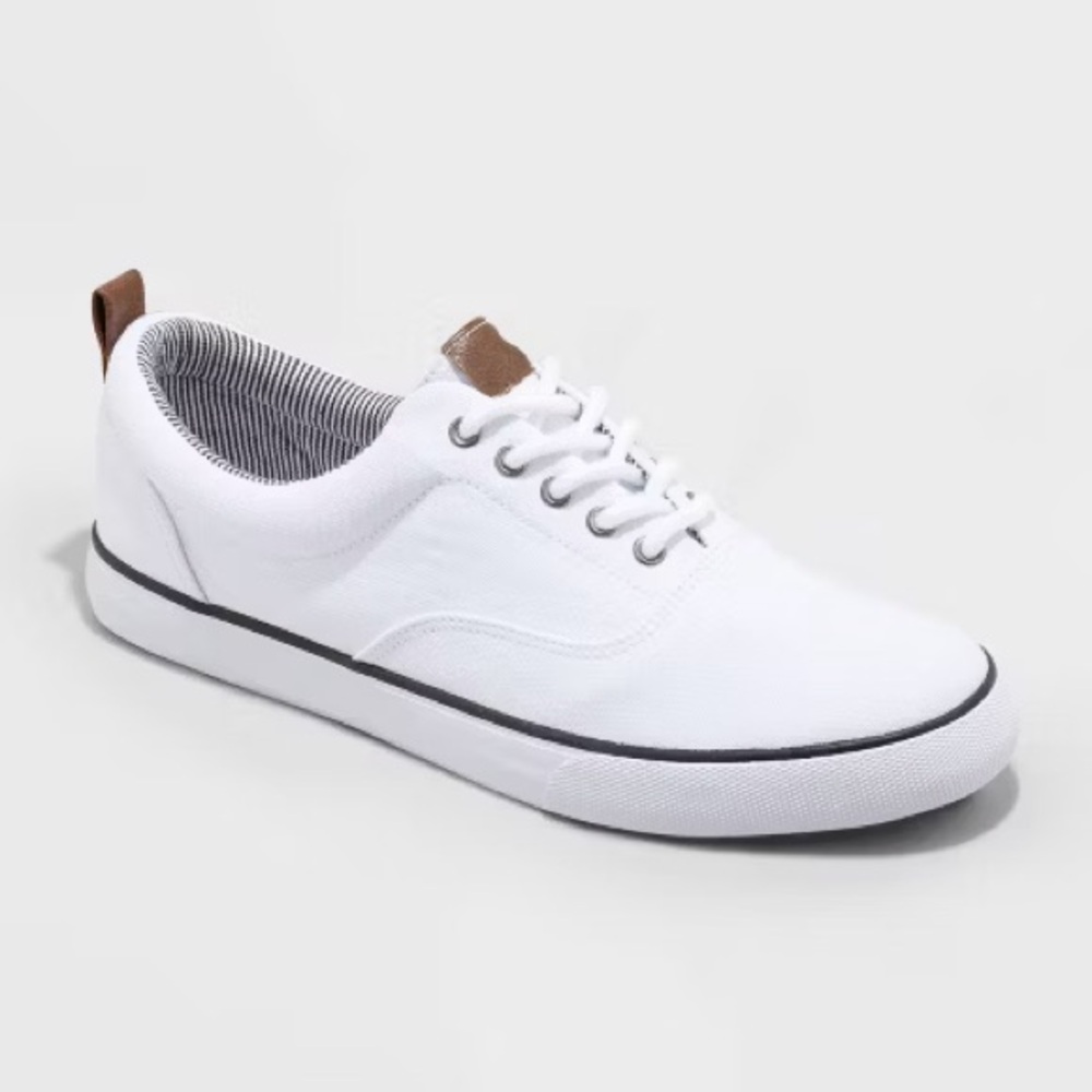 Men’s Brady White Sneakers Size 9